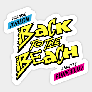 Back to the Beach Sticker